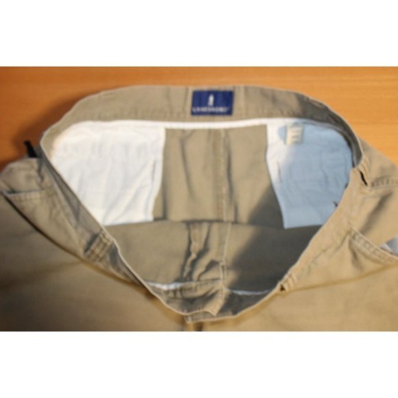 Mens Lanesboro Zip Up Shorts Sz: 38W Beige Khaki Flat Front Pockets Bermuda - Picture 4 of 8